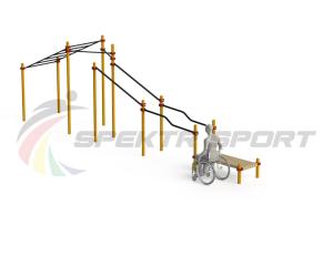Купить Спортивный комплекс для инвалидов-колясочников WRK-D22_76mm в Сарове 